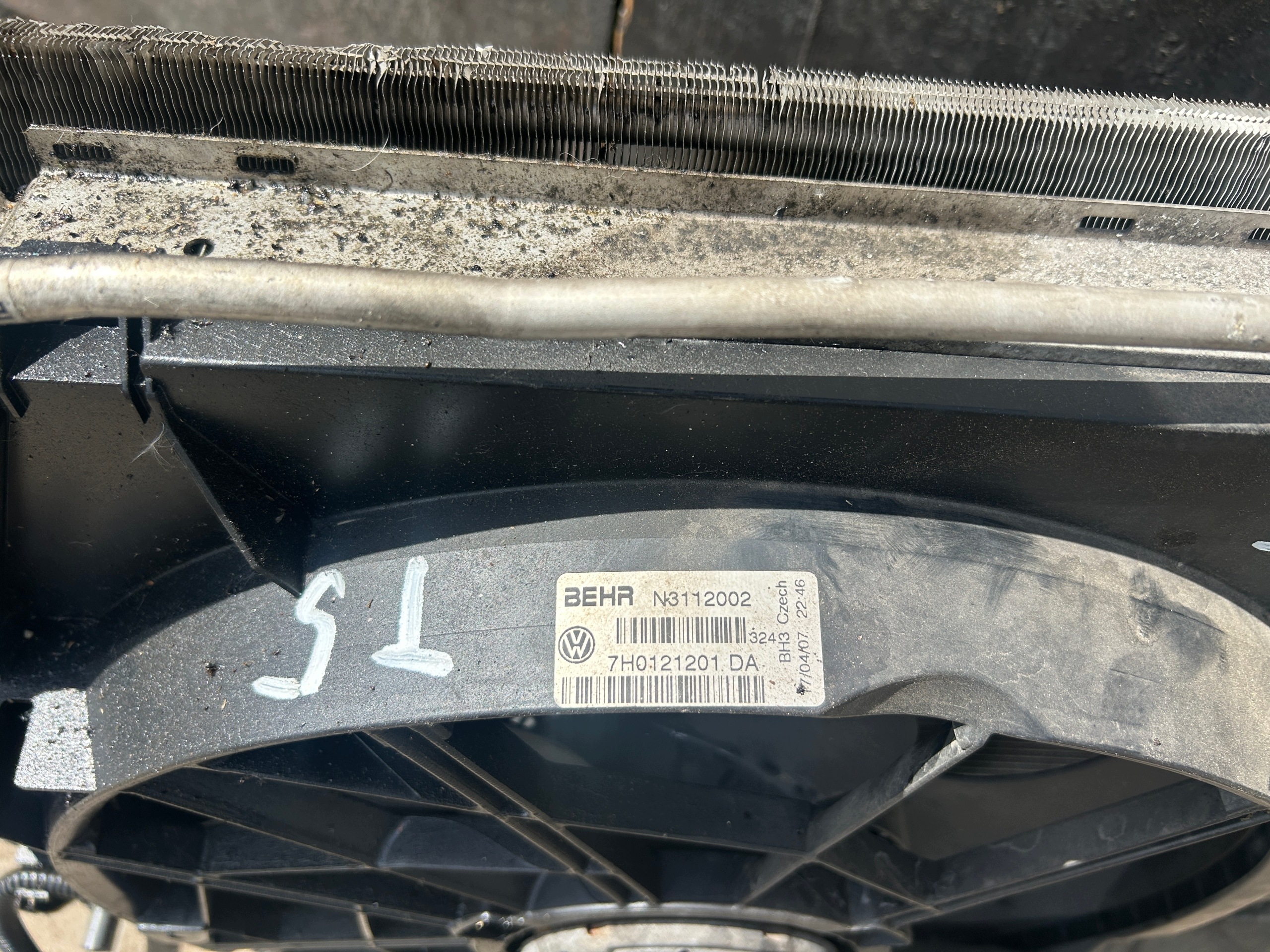 VW T5 2,5 TDI vízhütö ventilátor