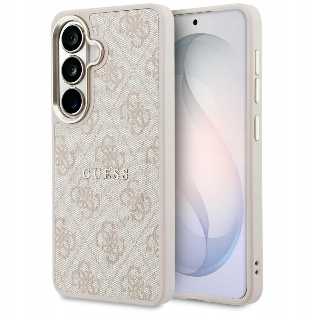 Guess Etui 4G Embossed Ring Magsafe Do Samsung Galaxy S26 Różowe Na Telefon