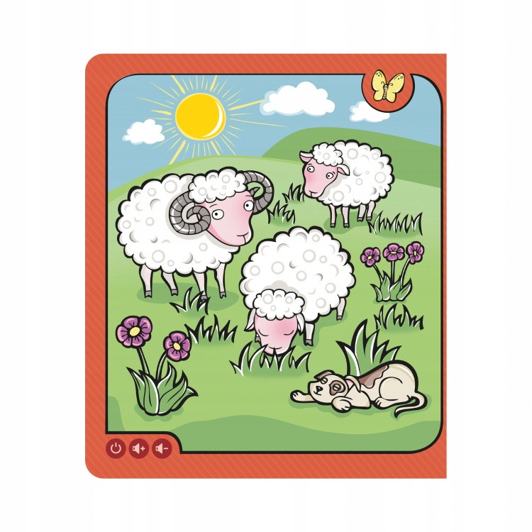 Czytaj z Albikiem Interak książka ZWIERZĘTA NA WSI Autor Lenka Sadvarová Lucie Krystlíková