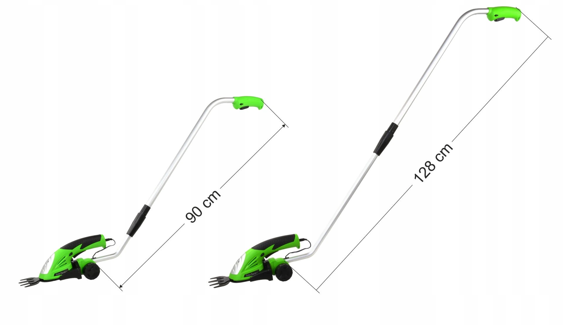 Geko Geko Akumulátorové nůžky na trávu/keře 7.2V s rukojetí G83014