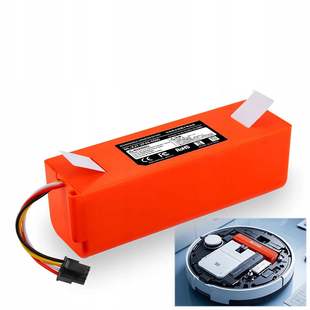 Lithium-iontová Baterie Pro Xiaomi Roborock S50 S51 S55 6500MAH