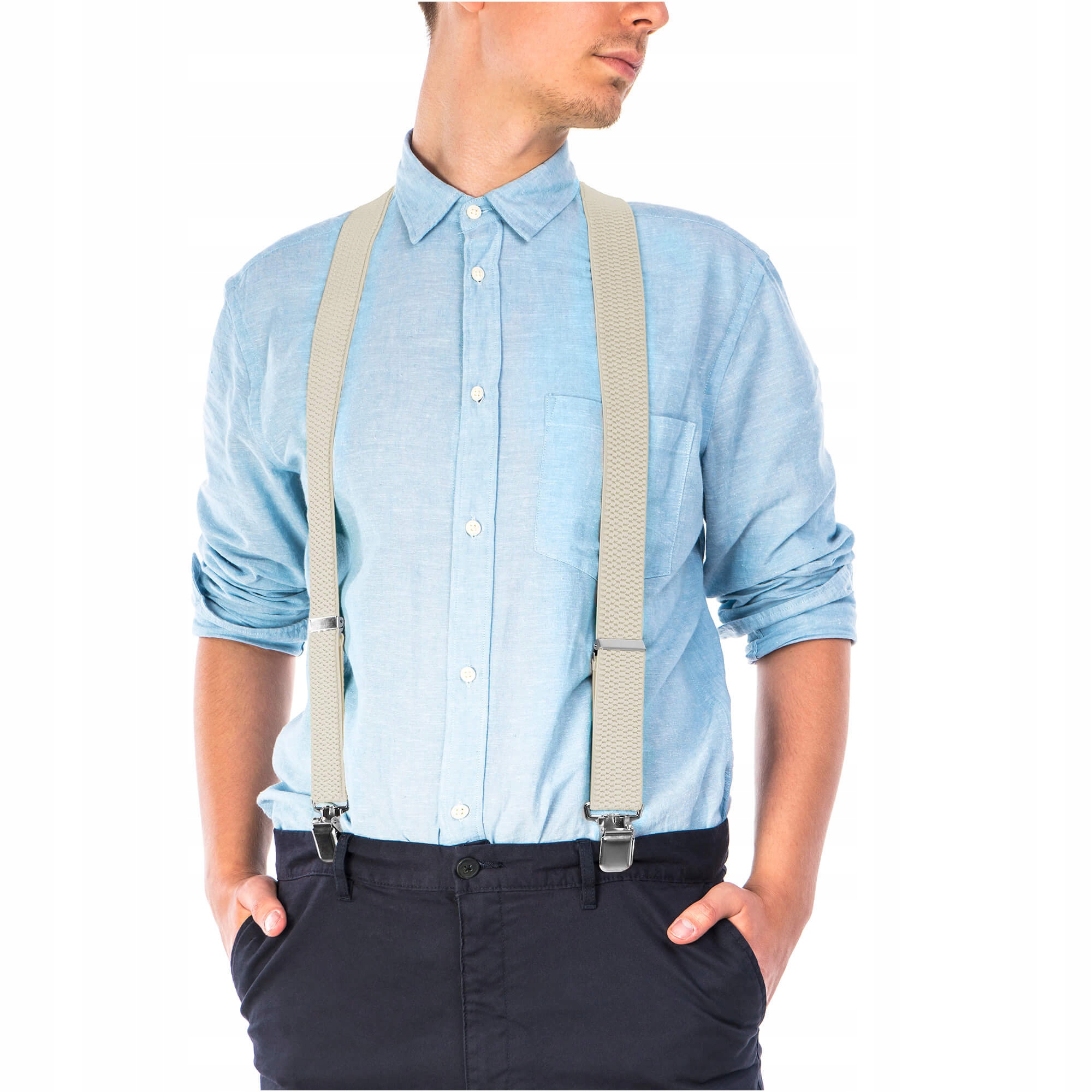 MOCNE SZEROKIE SZELKI MĘSKIE DO SPODNI KLASYCZNE Materiał dominujący guma