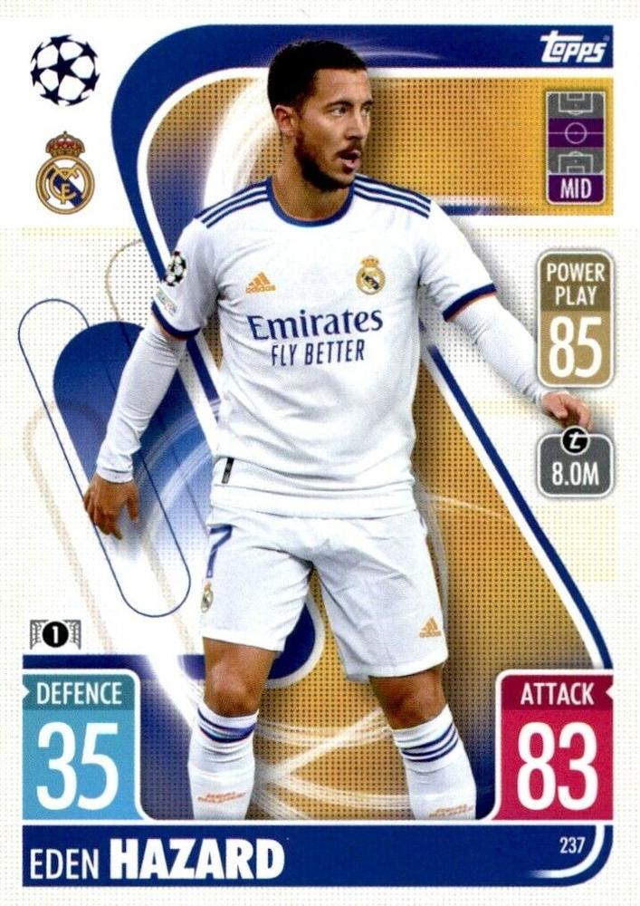 Match Attax 2021/22 237 Eden Hazard Topps