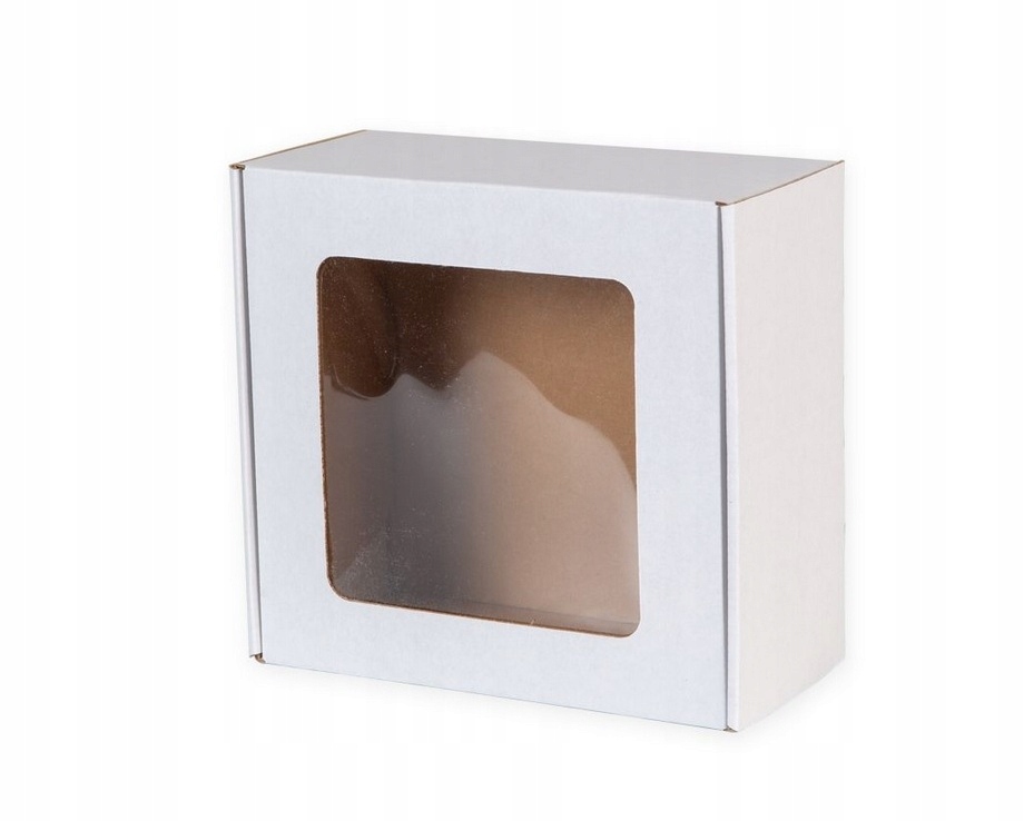 

Pudełko Fasonowe Z Okienkiem 200x200x100mm Białe