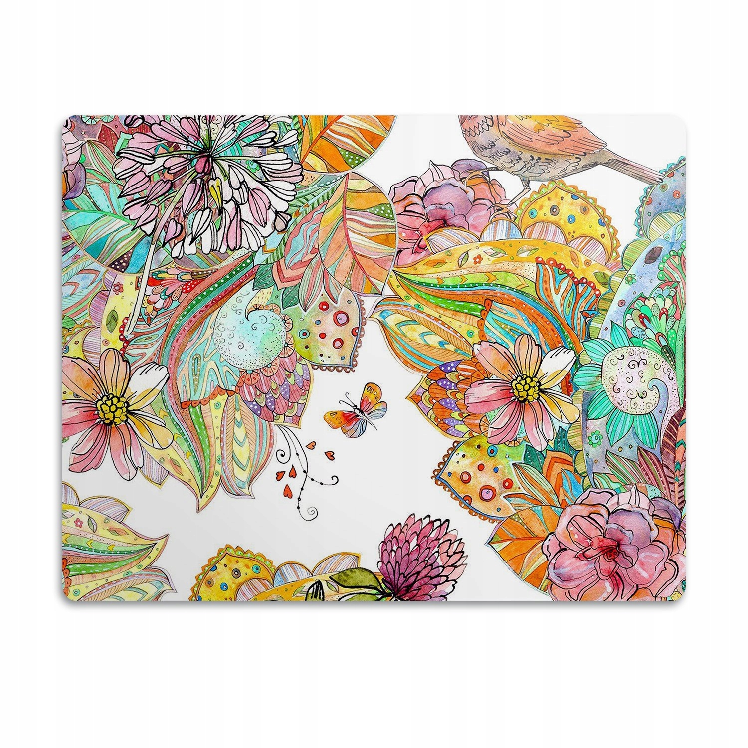 Levně Podložka pro kočky psa pod misky Model Mandala 60x40 cm