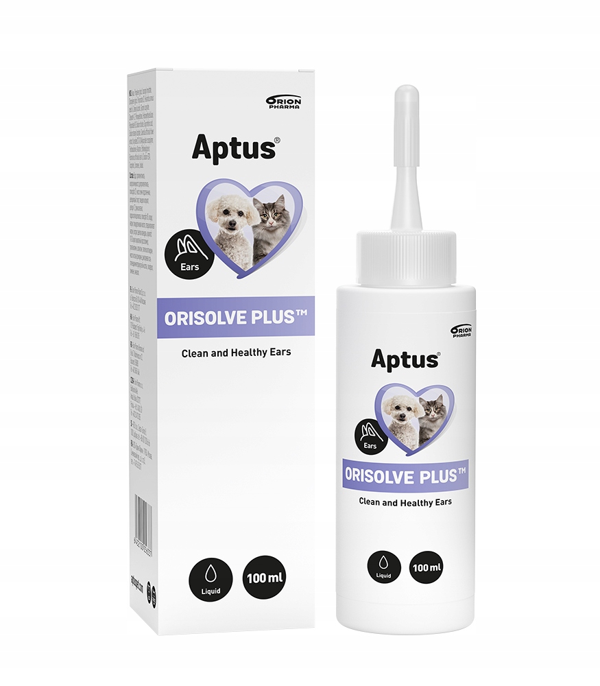 

Aptus Orisolve do czyszczenia uszu psa kota 100ml