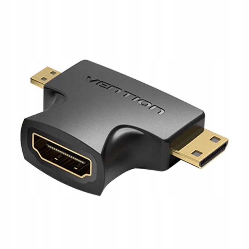 VENTION WYTRZYMAŁA PRZEJŚCIÓWKA ADAPTER 2W1 HDMI DO MICRO MINI HDMI