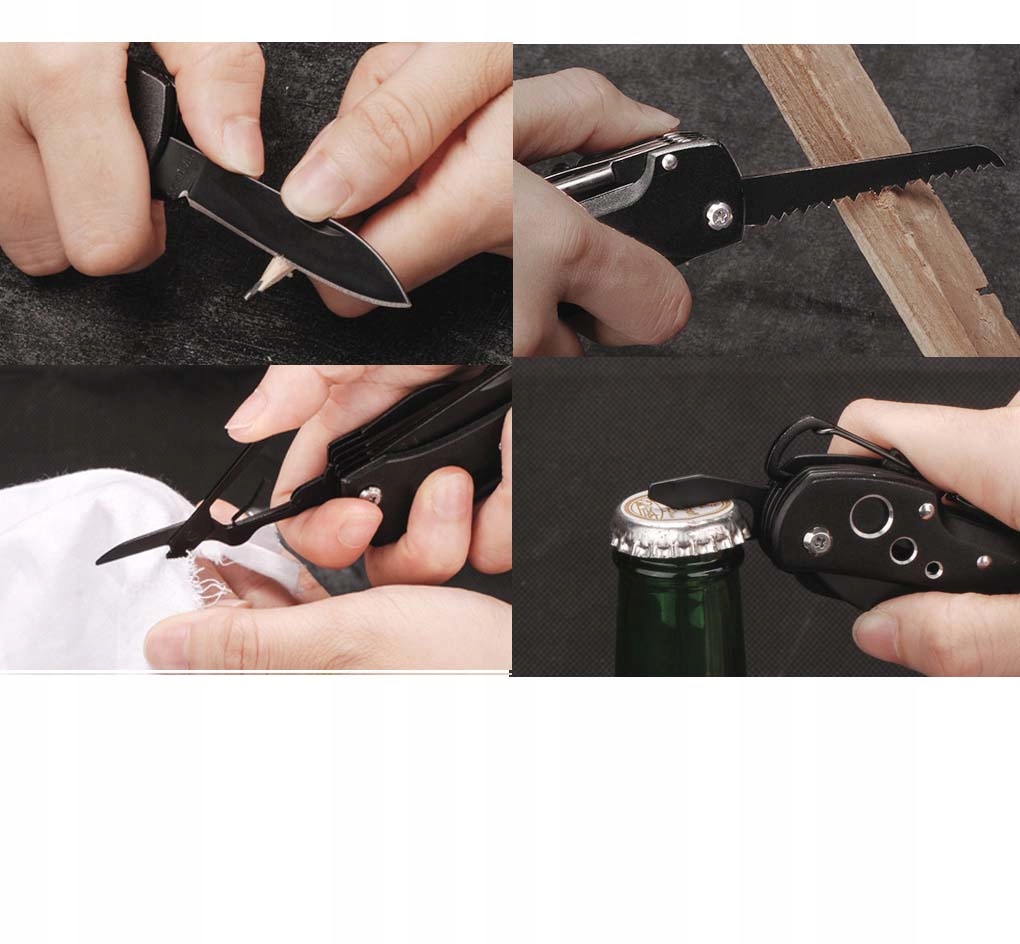 SCYZORYK NÓŻ MULTITOOL SURVIVAL WIELOFUNKCYJNY Kod producenta MULTITOOL 12IN1