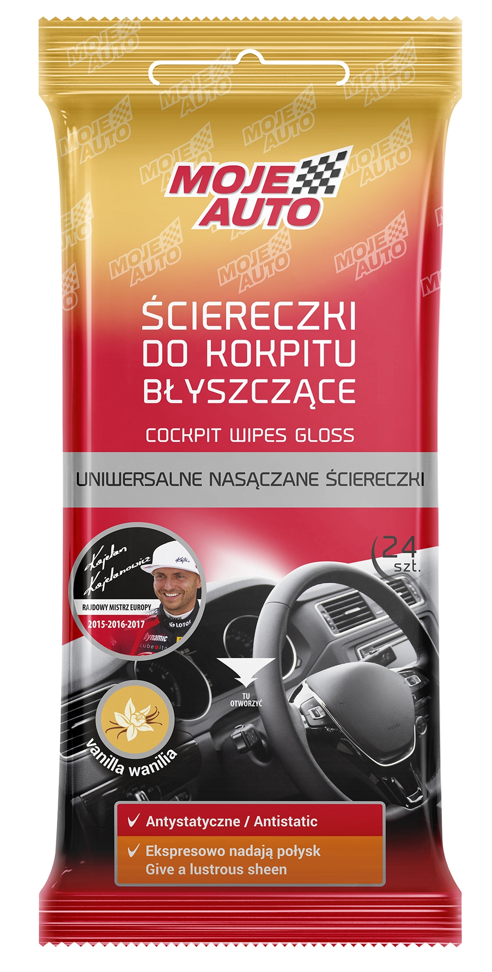 

Moje Auto Ściereczki Do Kokpitu Błyszczące Wanilia