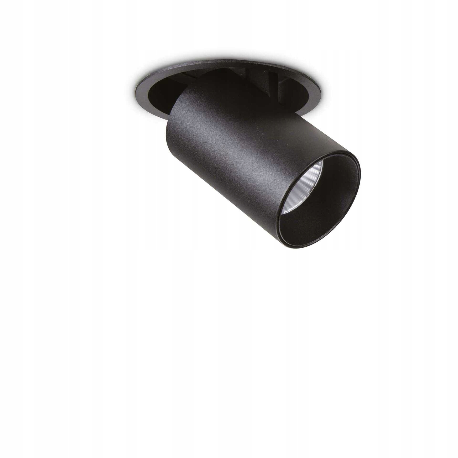 Led bodové svietidlo Ideal Lux Nova 12W 3000K čierne IP20