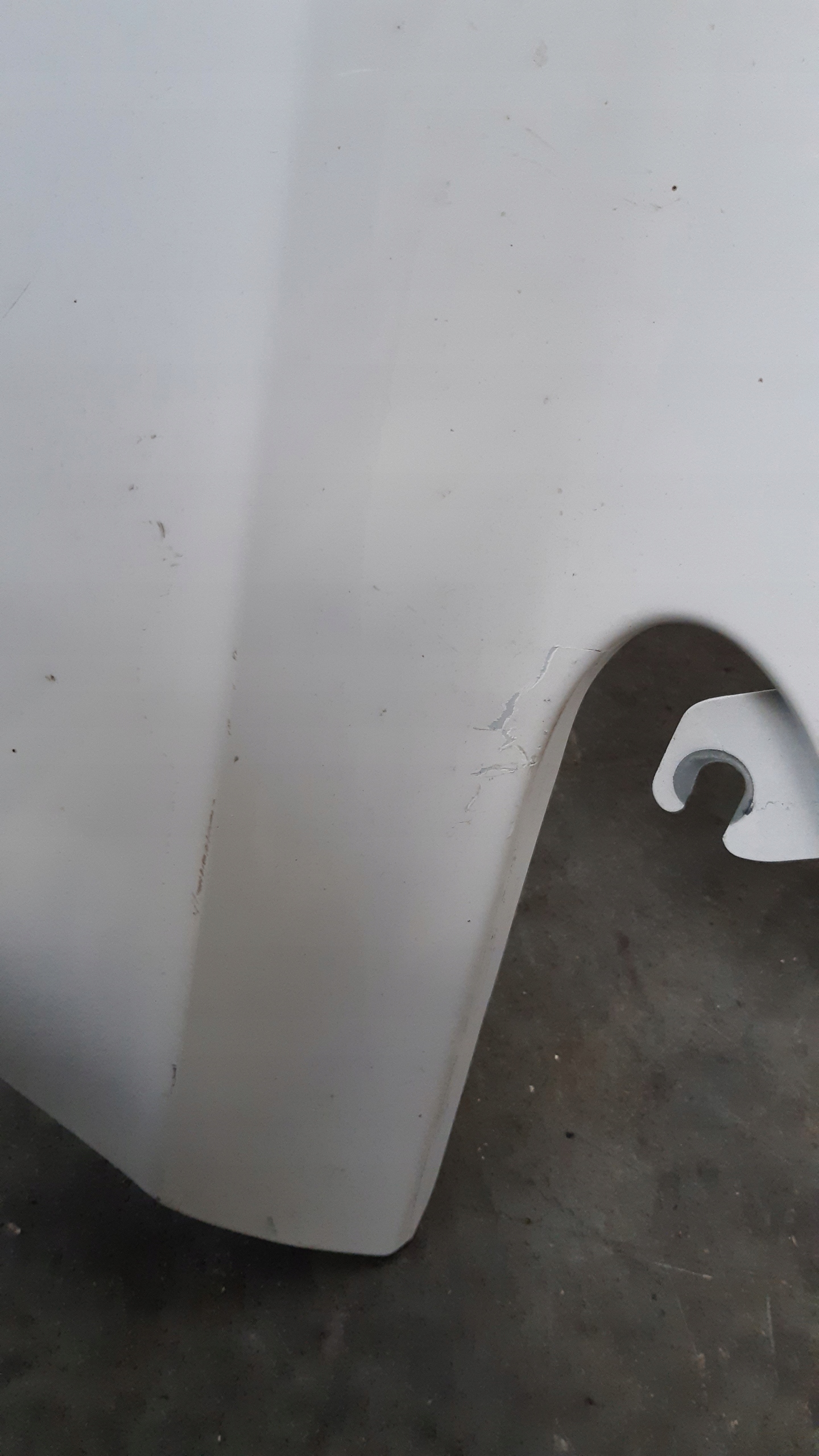 fender left bialy Opel Corsa D