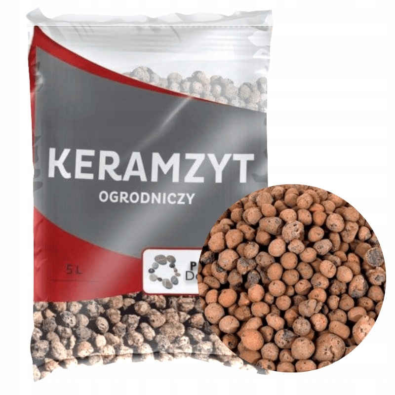 

Keramzyt ogrodniczy naturalne podłoże drenaż 5l