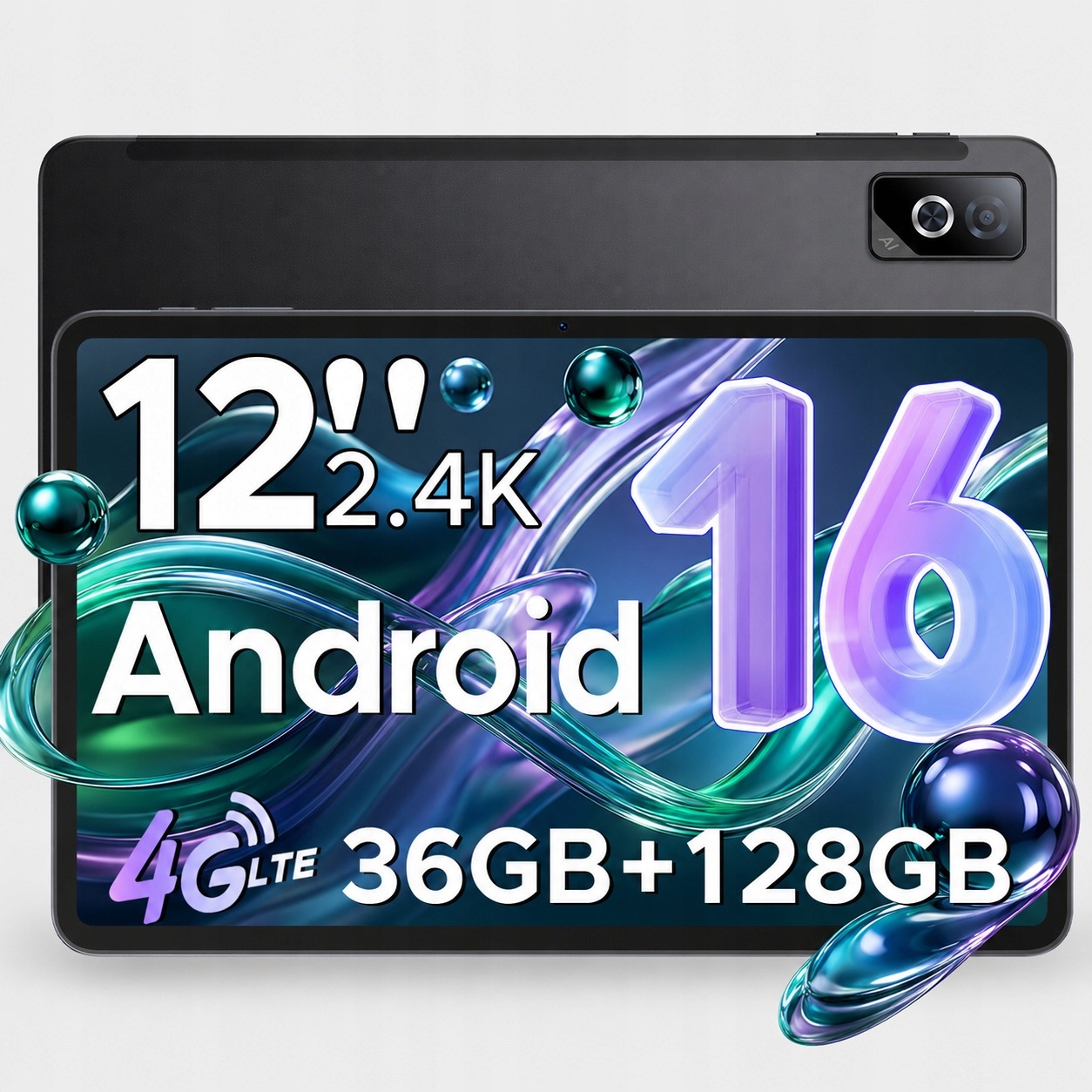 Tablet Android16 12" Doogee TABG6PRO 2.4K 36+128GB 9000mAh 13MP/90Hz/4G Lte