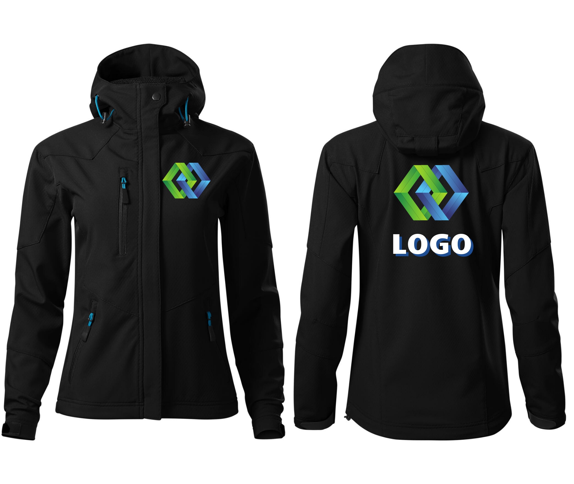 Voděodolná dámská bunda S s vlastním potiskem loga Malfini Nano 532