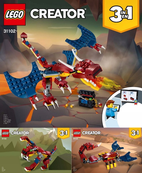 LEGO INSTRUKCJA z zestawu Creator 31102 (120g)