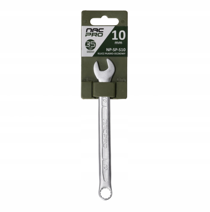 Klucz płasko-oczkowy 10 mm Nac Pro Din 3113 CrV NP-SP-S10