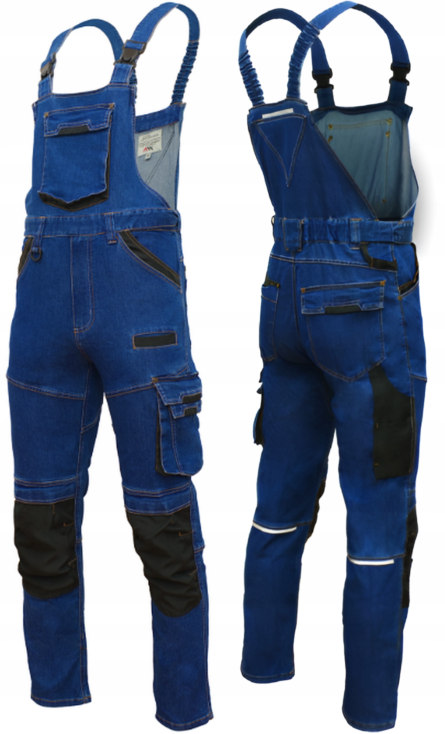 Pracovní Kalhoty zahradnické Jeans Stretch elastické, Pevné, mnoho kapes