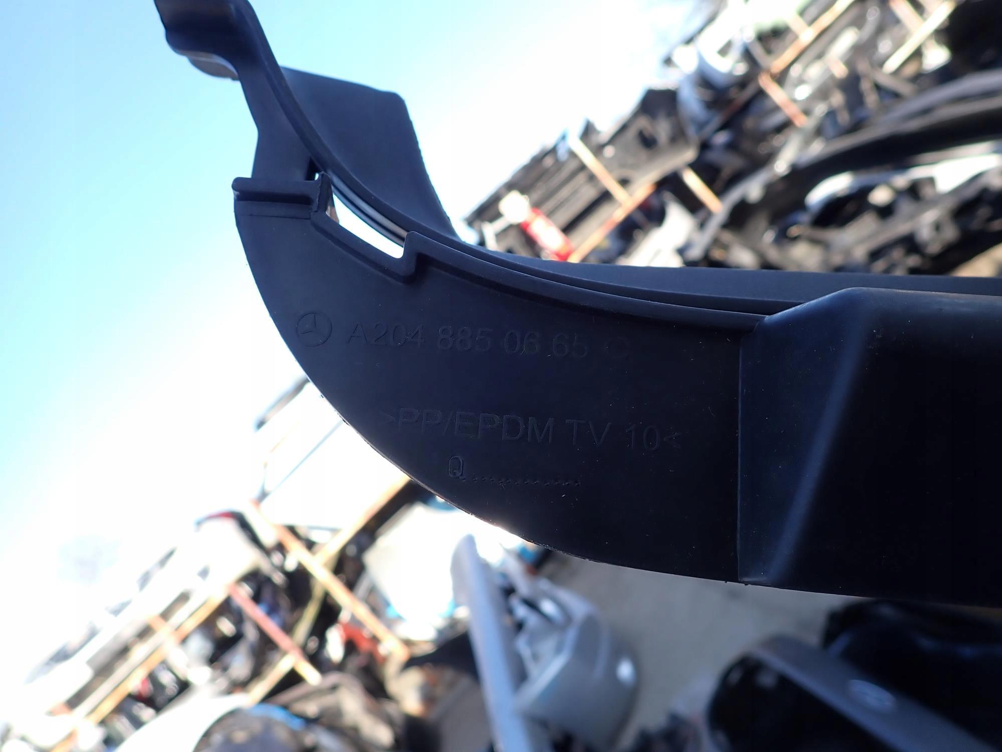 MERCEDES C-KLASA W204 07-14 bumper bracket rear part