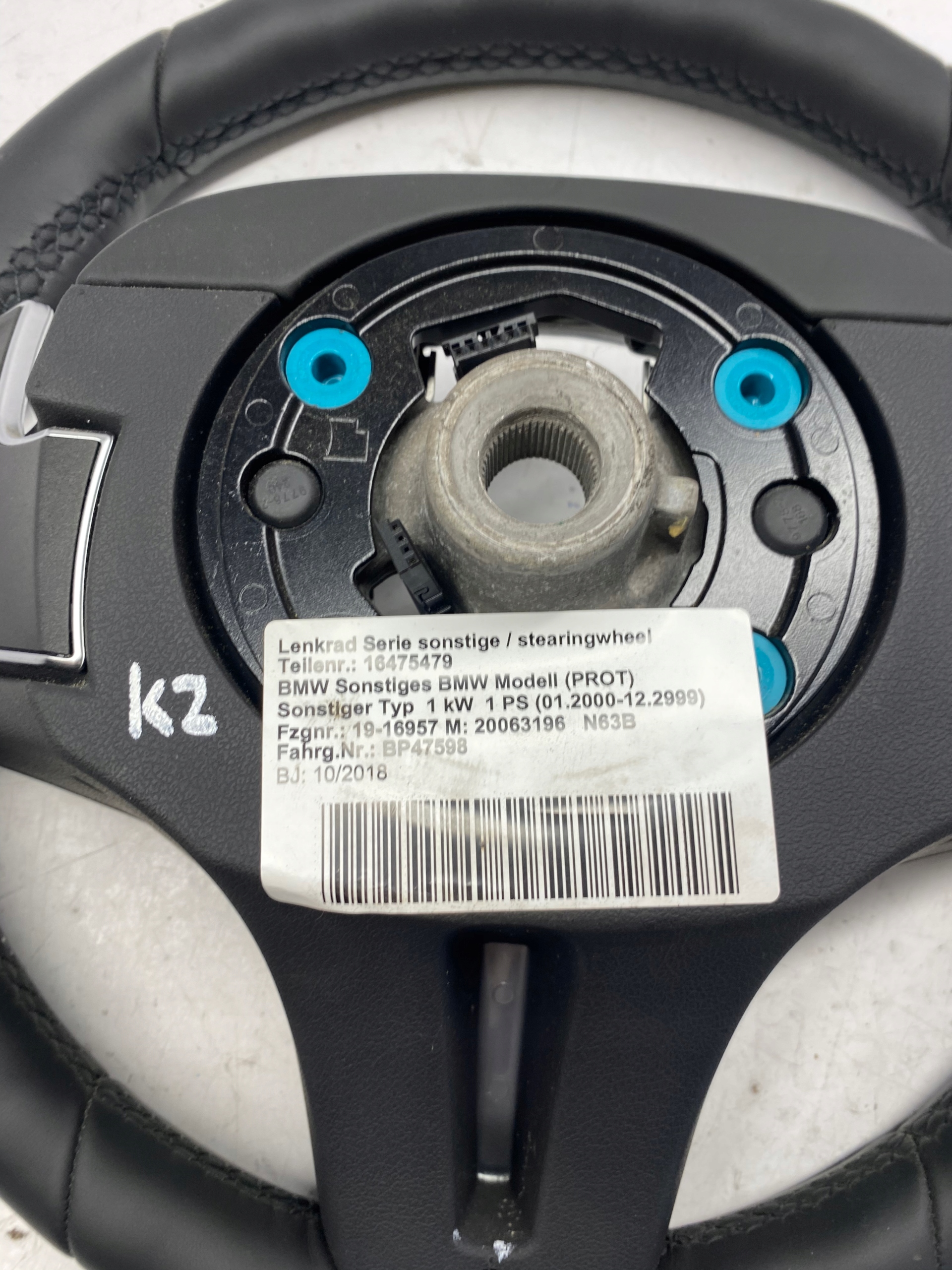 BMW 5 G30 X3 G01 steering wheel, M with shifting