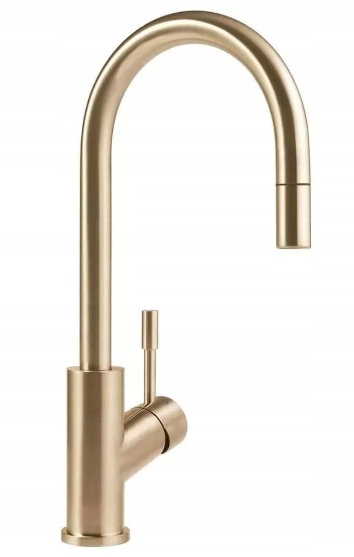 Kuchynská batéria Villeroy&Boch Umbrella Flex 9254 00 03 zlatá matná
