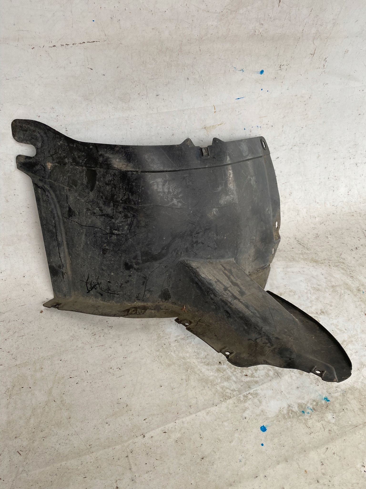 VW GOLF VI 08- mudguard left front corner part front 1K9805911