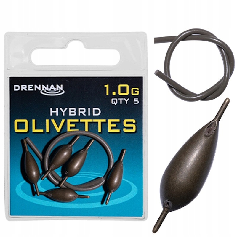 Oliwki Z Igielitem Na Stałe Przelotowe Drennan Hybrid 1.0g 5szt. Na Spławik