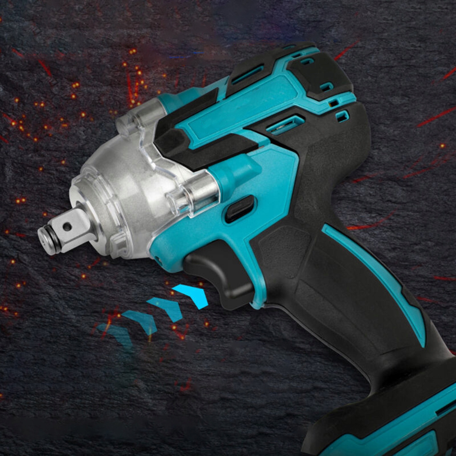 KLUCZ UDAROWY ELEKTRYCZNY KLUCZ MOCNY 21V 650NM Rozmiar trzpienia 1/2''