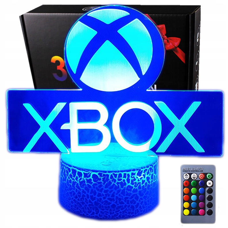 

Lampka 3D nocna led usb pilot Playstation Xbox