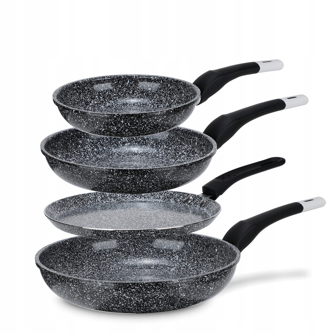 Komplet Patelni 20, 24, 28 CM Patelnia Do Naleśników 24 CM