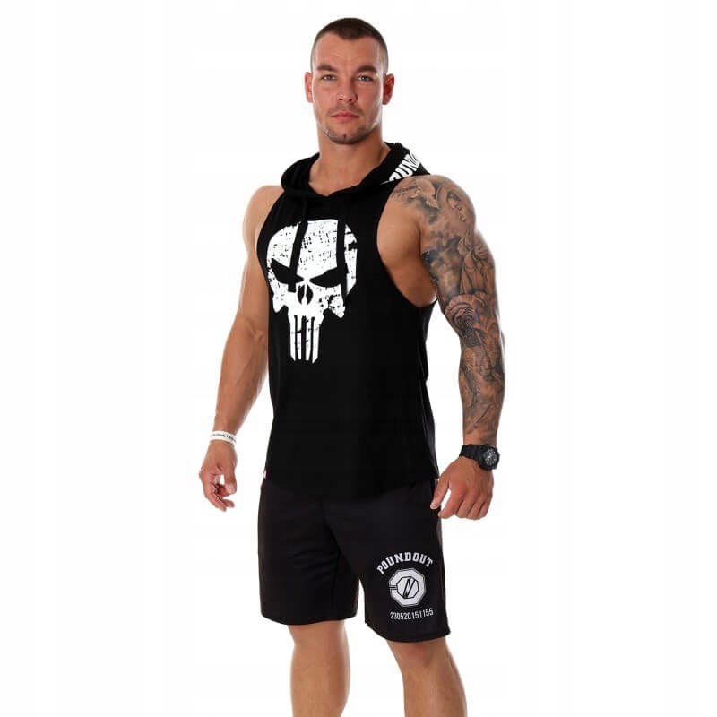 Poundout - Koszulka Bokserka z kapturem HATE XL EAN (GTIN) 5903802712520