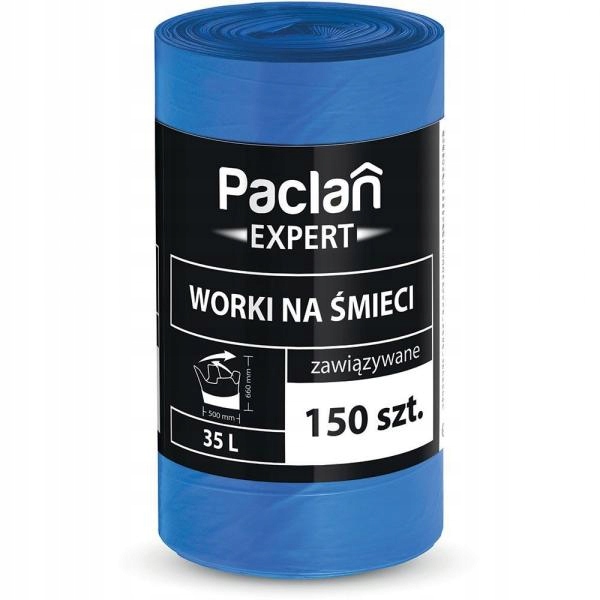 

Paclan Expert Worki na Śmieci Wiązane 35L 150szt