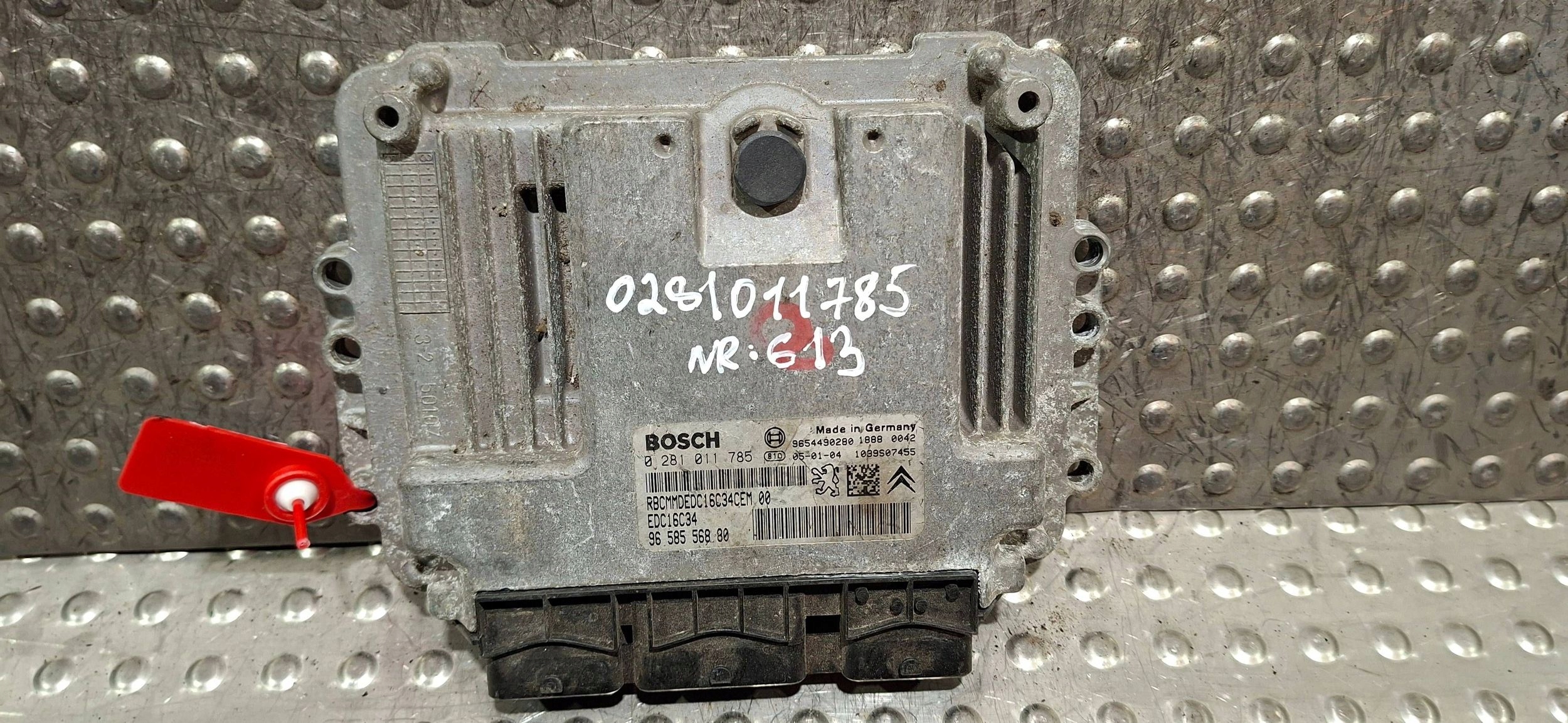 computer 0281011785 9658556880 9654490280 CITROEN PEUGEOT 1.4 HDI