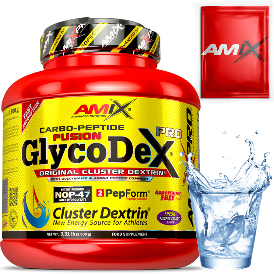 Sacharidy Rozvětvená dextróza Cluster Dextrin – energetická odolnost