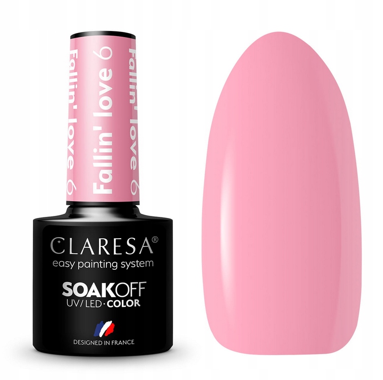 

Claresa Lakier Hybrydowy Fallin Love 6 Różowy