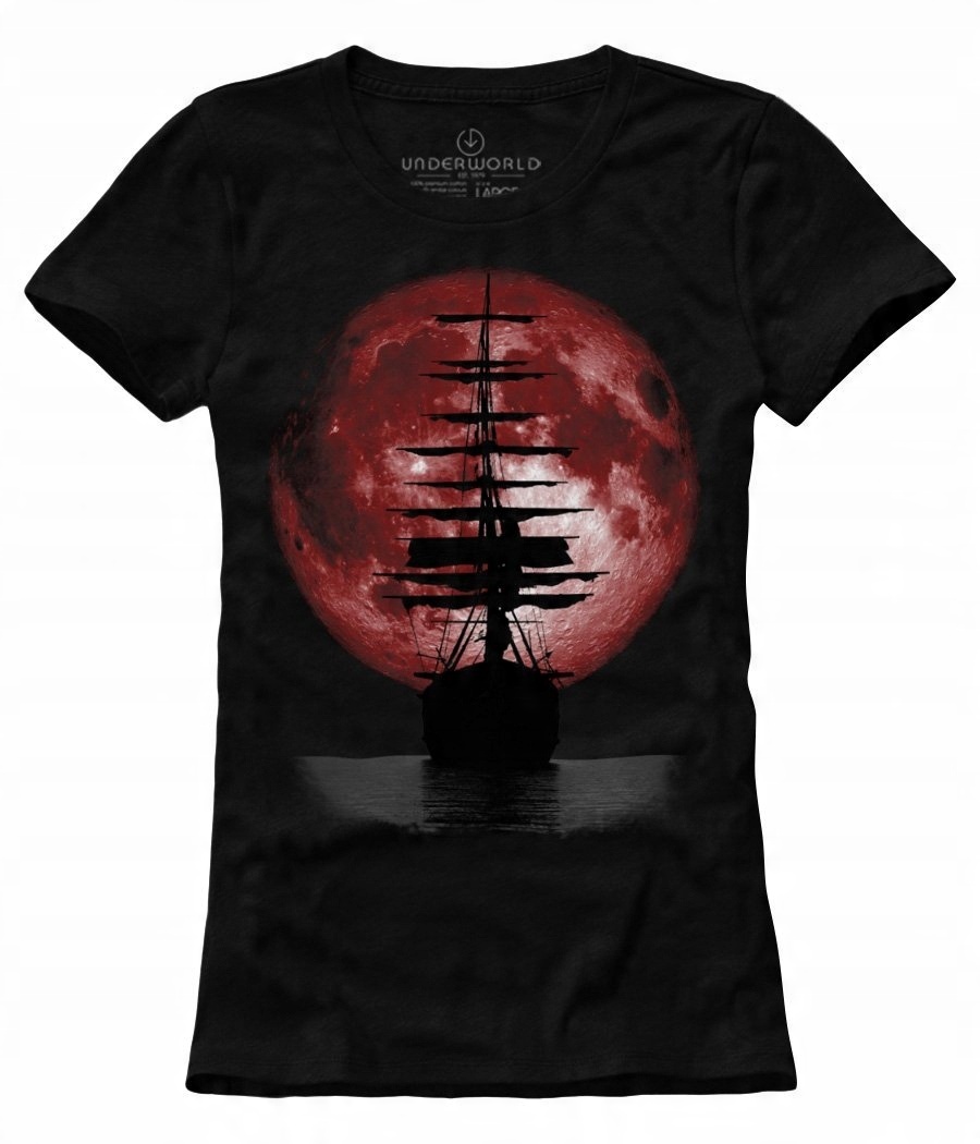 

T-shirt damski Underworld Ship Czerwony