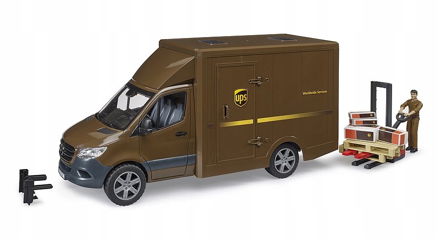 

Bruder 02678 Mb Sprinter Ups z kurierem i paczkami