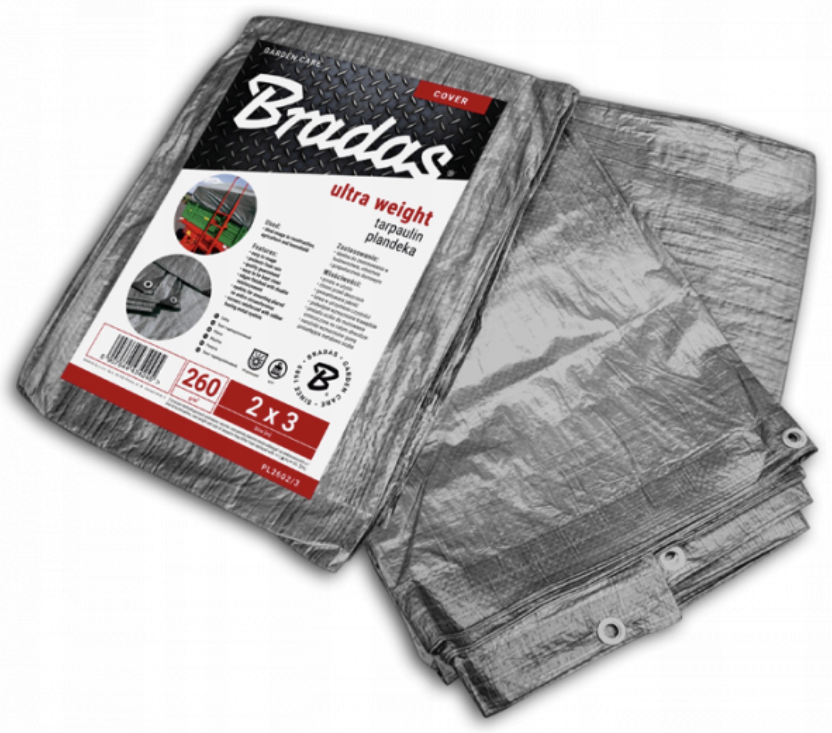 

Plandeka Extra Mocna Mrozoodporna 4x5 260G Gruba