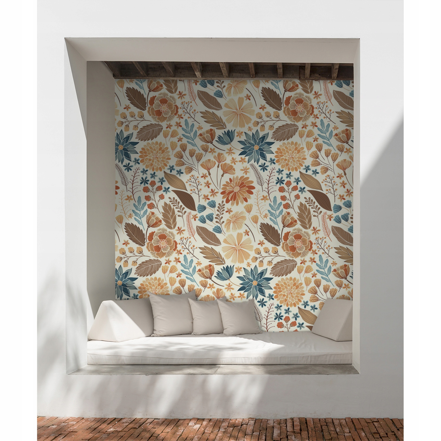 

Samoprzylepna fototapeta Kwiaty akwarela 312x219cm