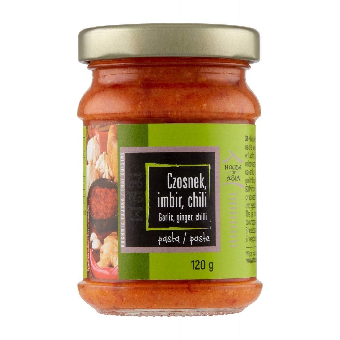 

Pasta z czosnku, imbiru i chili 120g