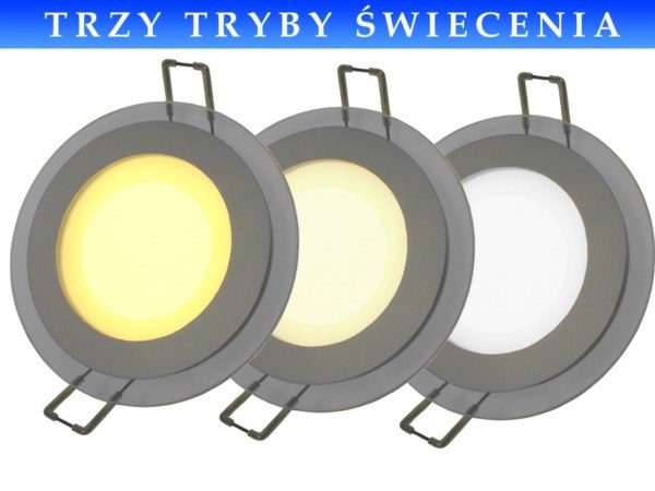 Led světlo Bowl 6W 230V teplé, studené, denní