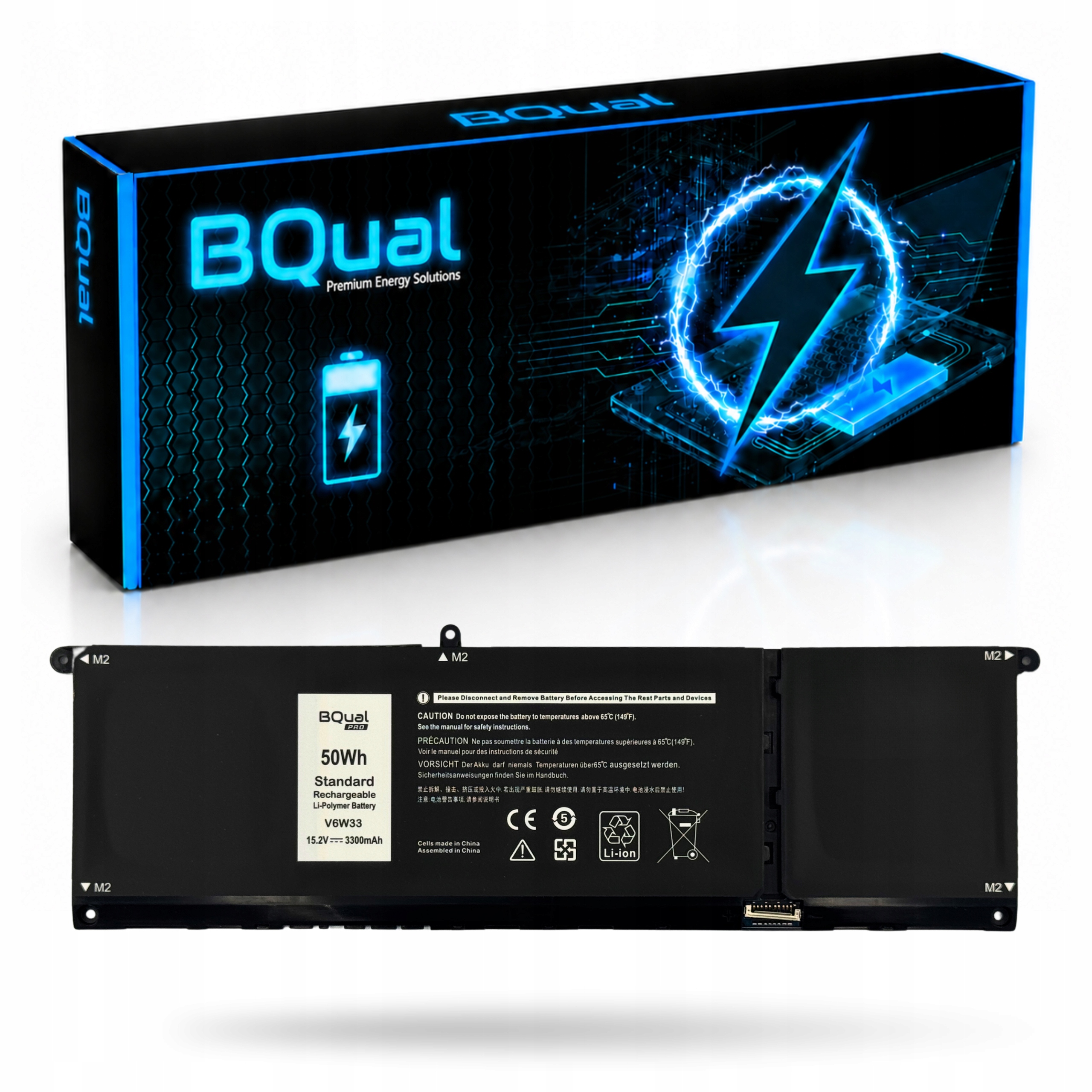Bateria V6W33 do laptopa Dell Latitude 3320 3420 3520 Vostro 3510 3511 3515