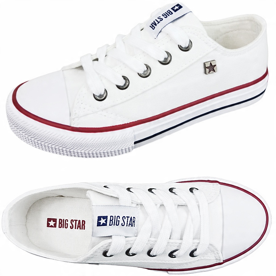 

Trampki Big Star buty białe dziecięce DD374160 33
