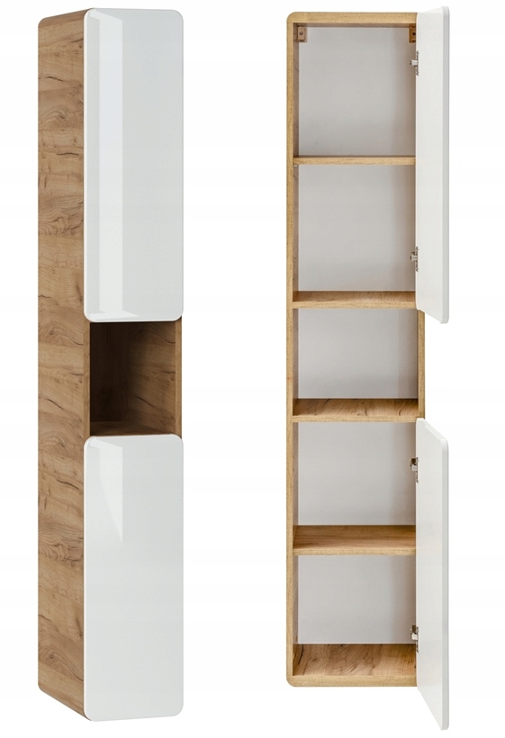 

Regał do łazienki słupek 25 cm szafka Aruba 805