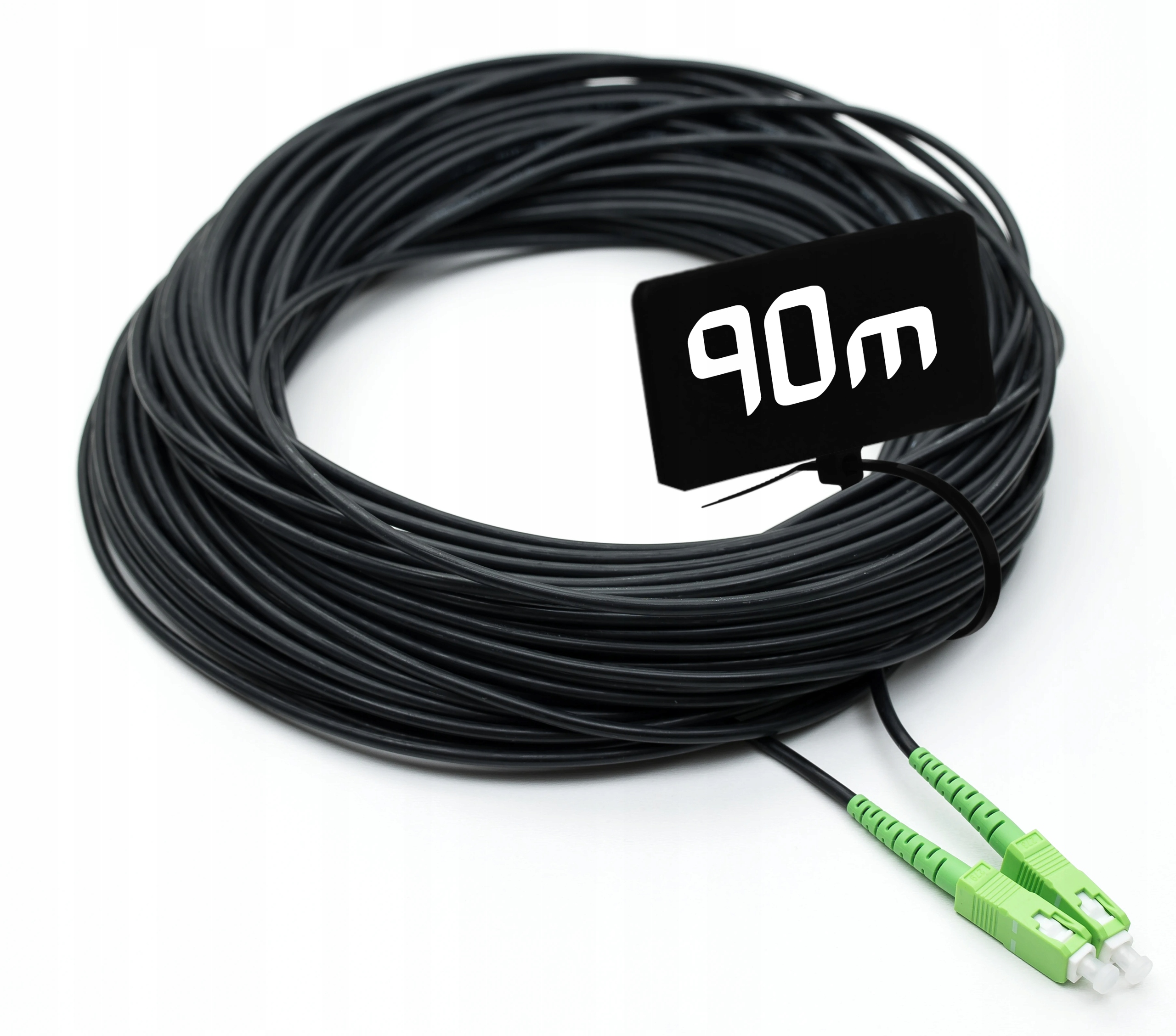 Kabel światłowód patchcord EPIQE SC/APC-SC/APC LSZH 2J 90m DROP