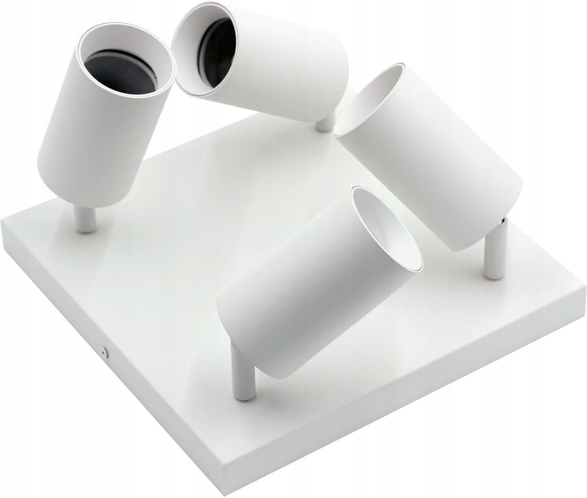 Stropní nástěnná lampa čtvercová bílá 4 nastavitelné reflektory Idealed