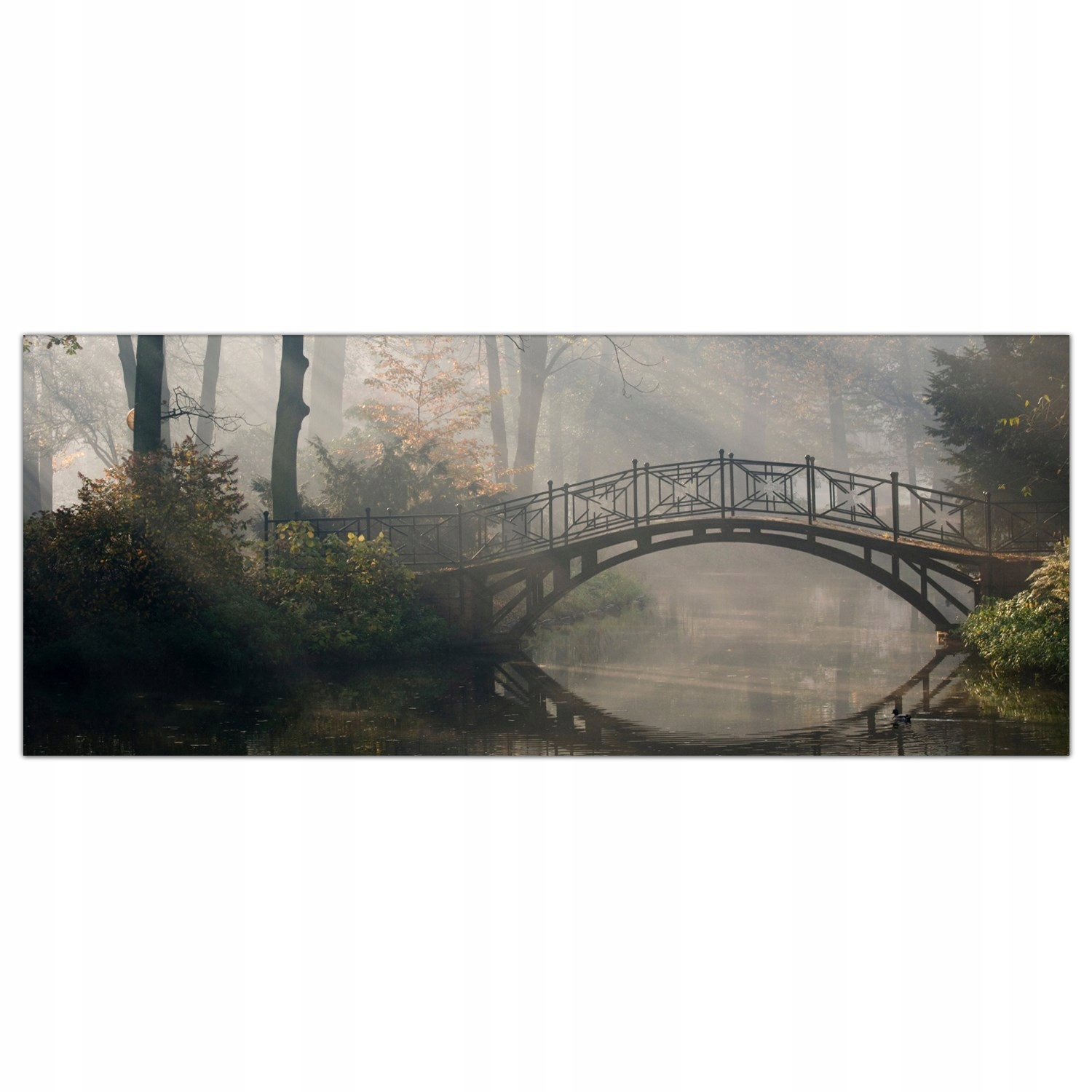 

Hartowany Obraz Szklany Most Park Krajobraz 125x50