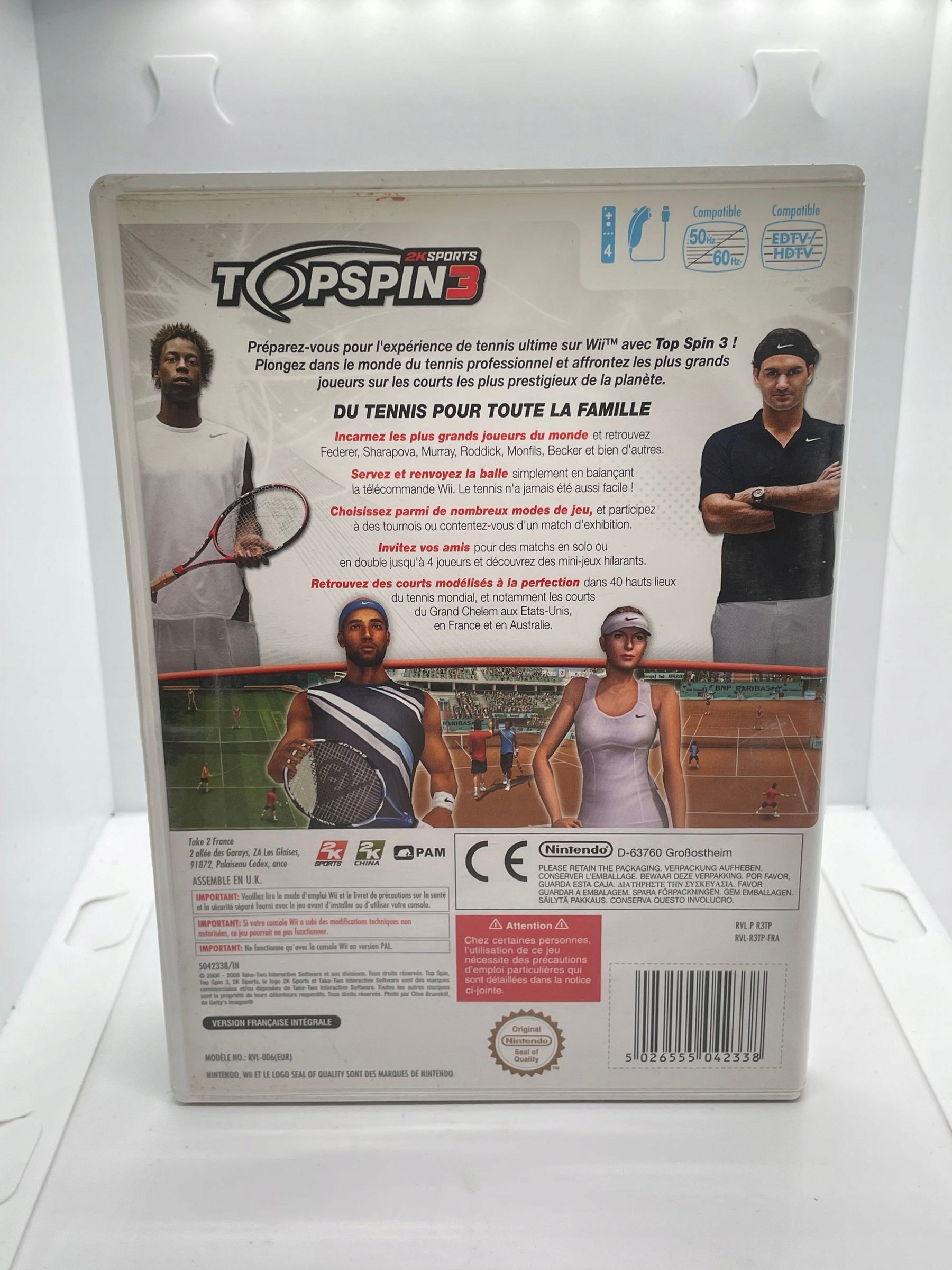 Gra TopSpin 3 Nintendo Wii Tytuł TopSpin 3