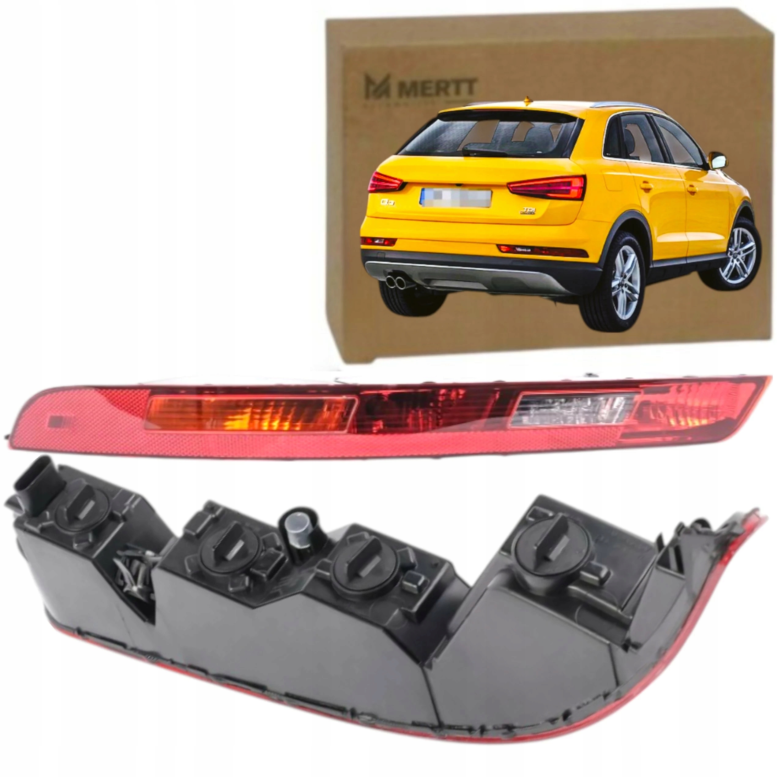 Lampa Zadního Nárazníku Levá Protimlhová 8U0945095B Audi Q3 8U 15-18