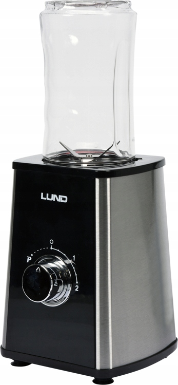 BLENDER KIELICHOWY 1L + DWIE BUTELKI DO SMOOTHIE Kolor dominujący czarny