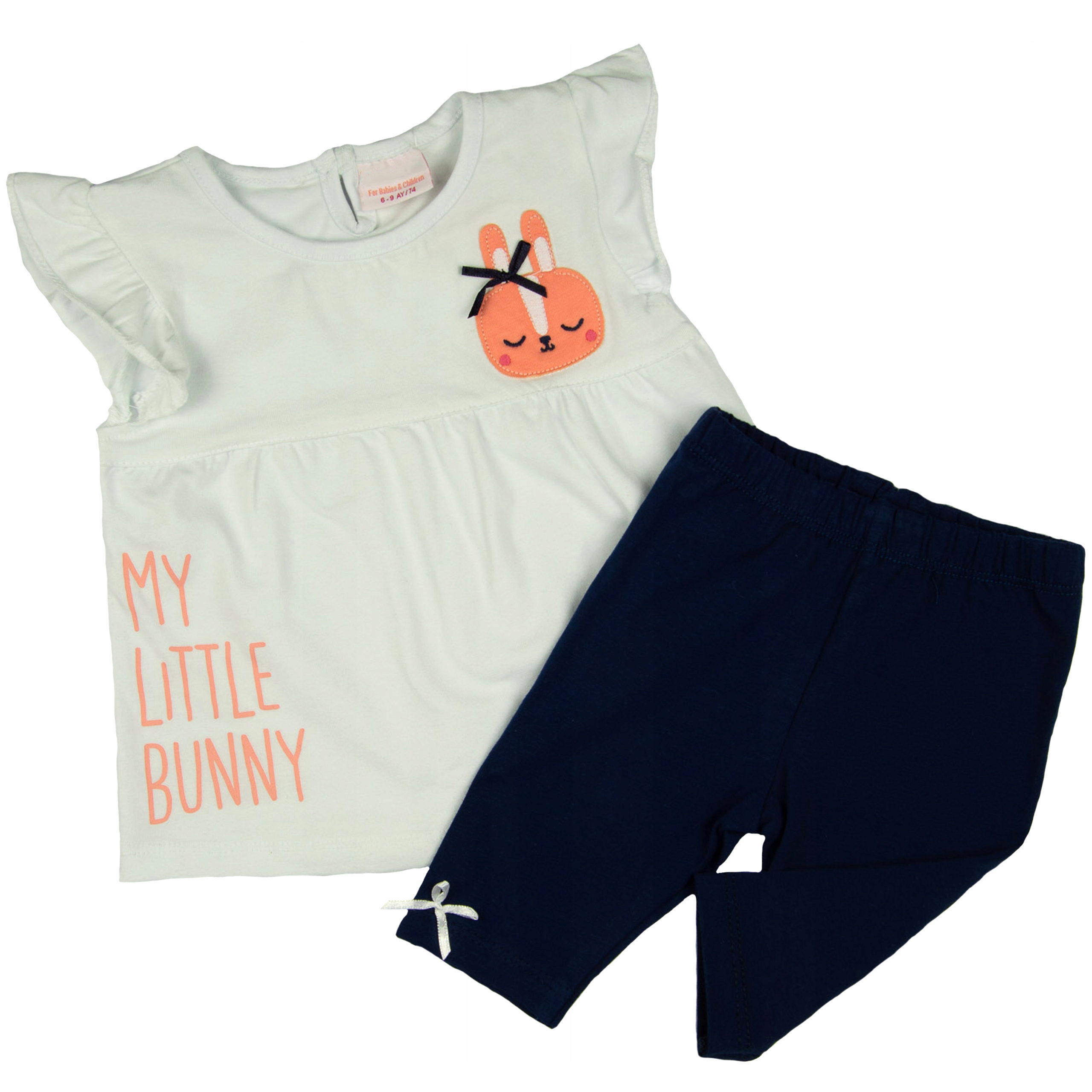 

Komplet Dziewczęcy leni Tunika Legginsy Krótkie 74